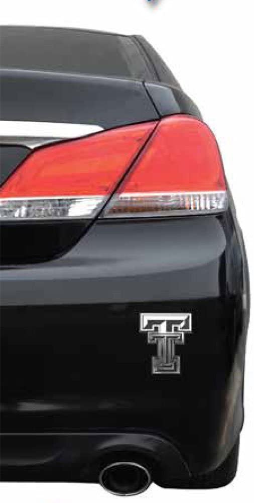 University of Wisconsin Badgers Chrome Plastic Molded Automobile Emblem, 3 Inch, Adhesive Tape Backing