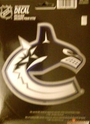 Vancouver Canucks 5 Inch Sticker Decal, Shape Cut, Flat Vinyl, Peel & Stick Application