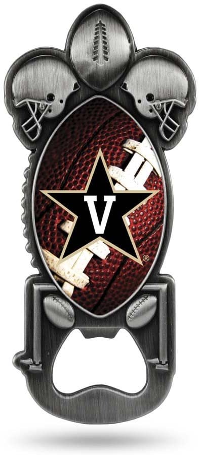 Vanderbilt University Commodores Party Starter Bottle Opener, Pewter