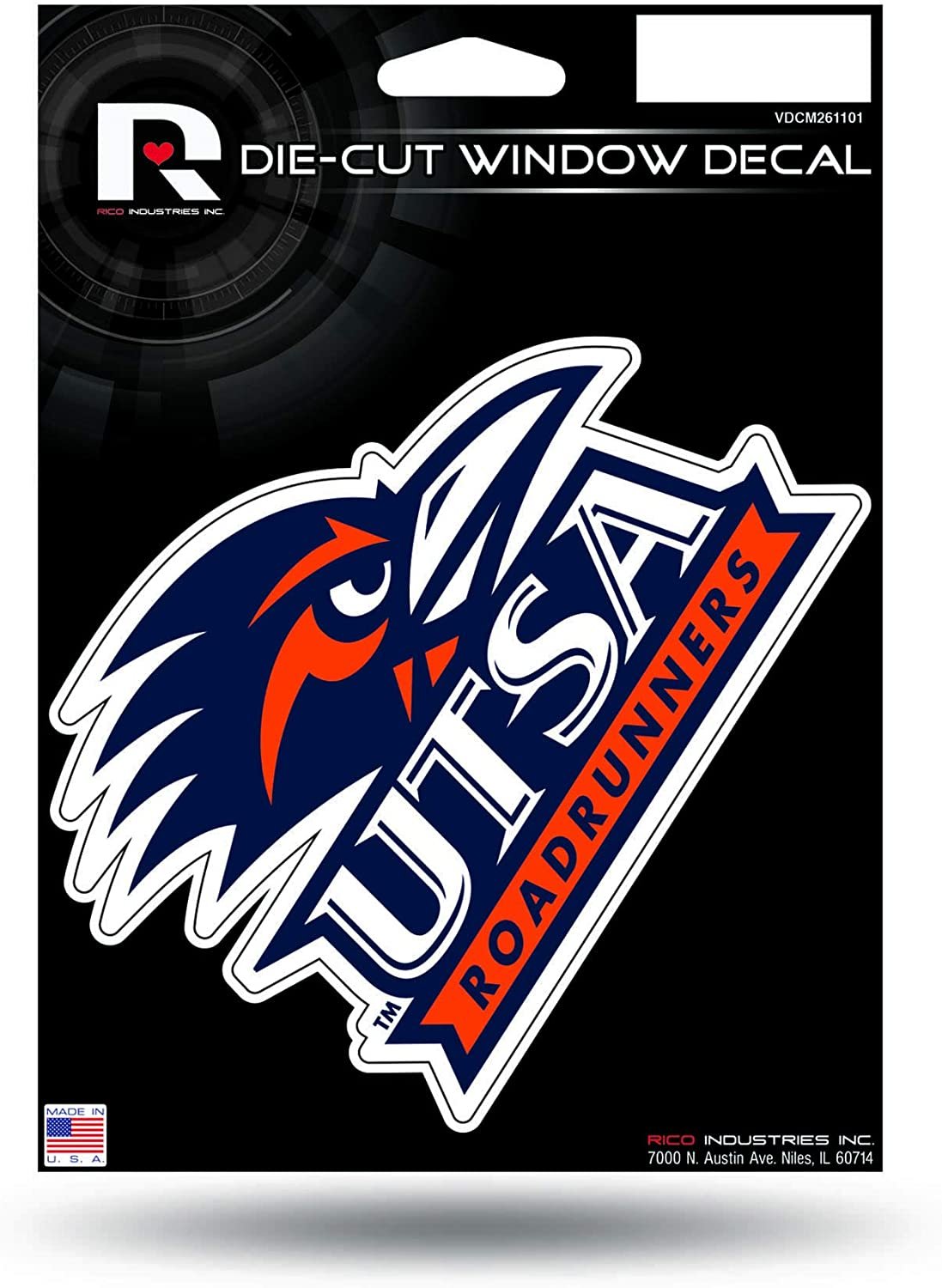 University of Texas San Antonio Roadrunners UTSA 5 Inch Decal Sticker Flat Vinyl Die Cut