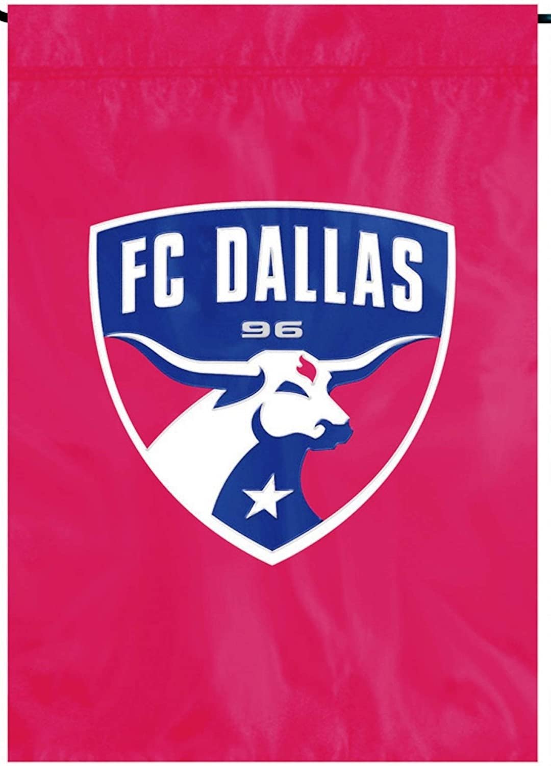 FC Dallas Premium Garden Flag Applique & Embroidered Banner, 13.5x18 Inch, Soccer MLS Football Club