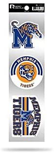 Memphis Tigers 3 Piece Retro Spirit Decals Premium Throwback Stickers