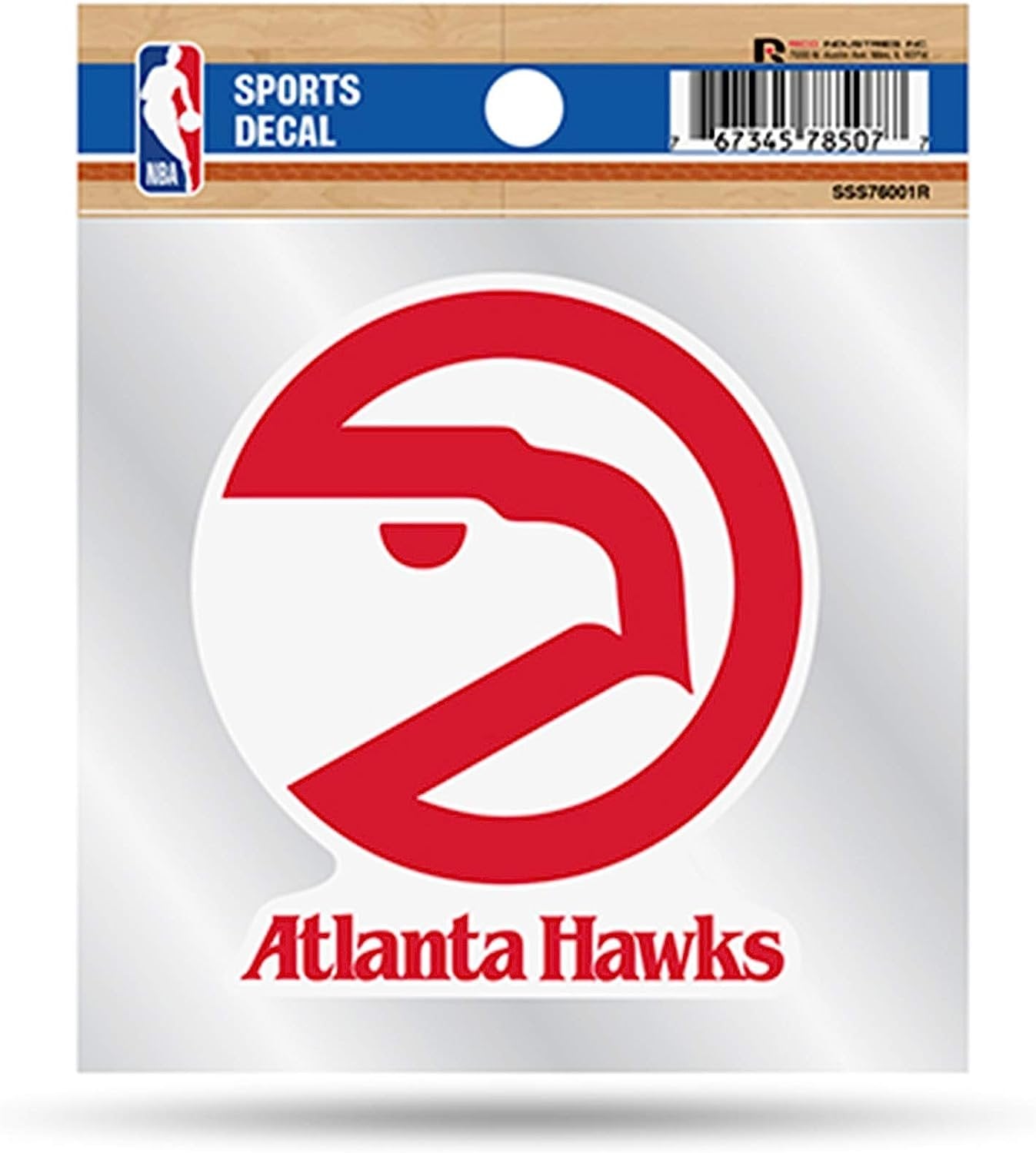 Atlanta Hawks Retro Logo Premium 4x4 Decal with Clear Backing Flat Vinyl Auto Home Sticker Basketball