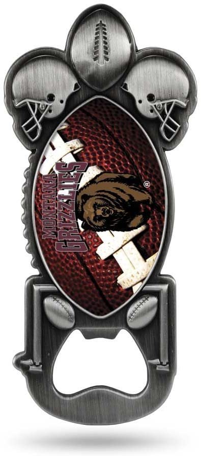 University of Montana Grizzlies Party Starter Bottle Opener, Pewter