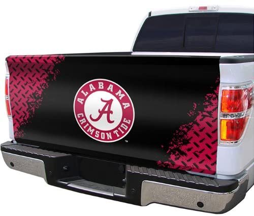 University of Alabama Crimson Tide Premium Tailgate Cover Truck Decal, Full Color Auto