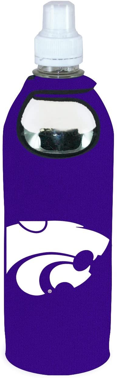 Kansas State Wildcats 1/2 Liter Water Soda Bottle Beverage Insulator Holder Cooler with Clip University of
