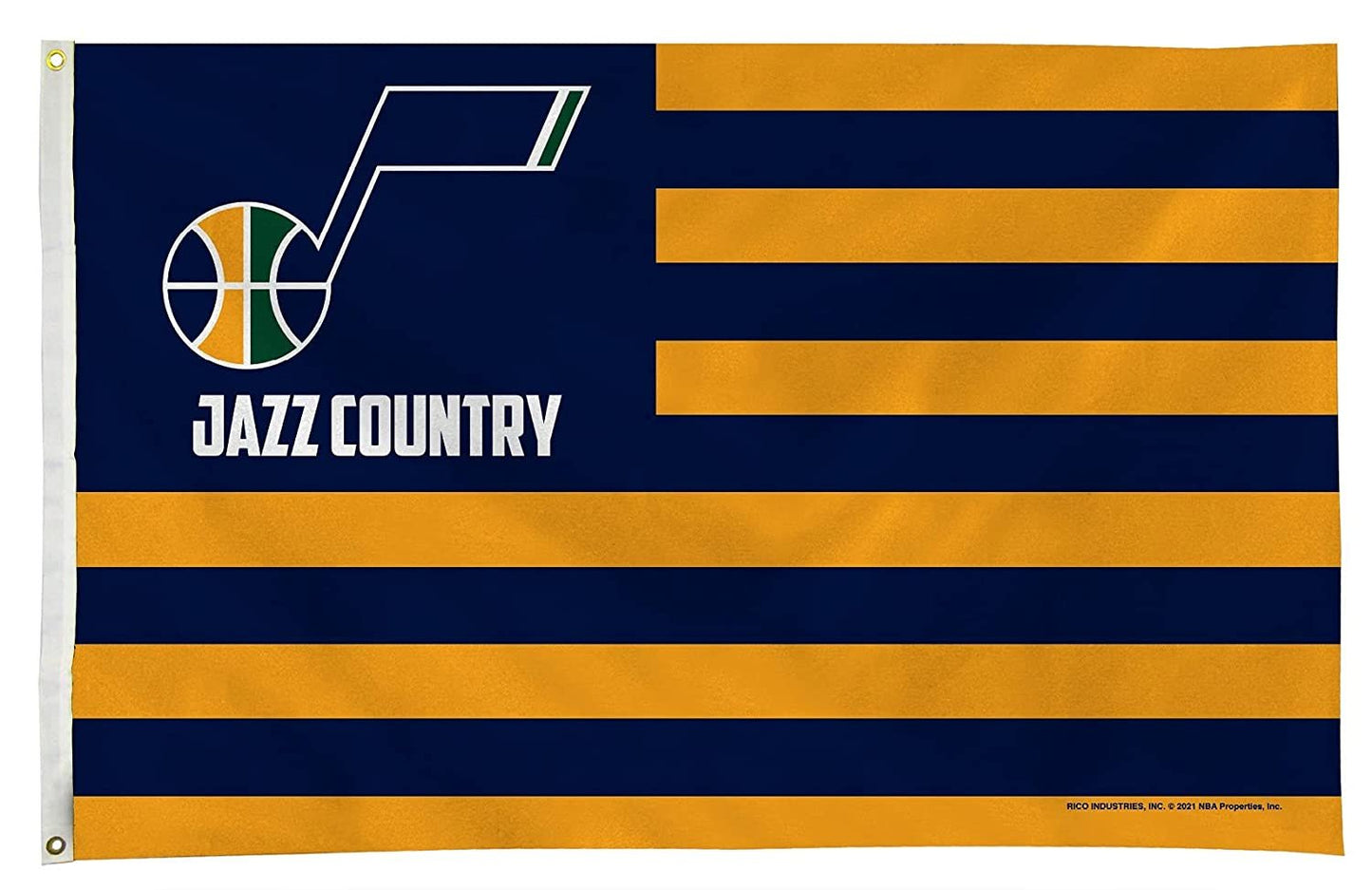 Utah Jazz Flag Banner 3x5 Country Design Premium with Metal Grommets Outdoor House Basketball