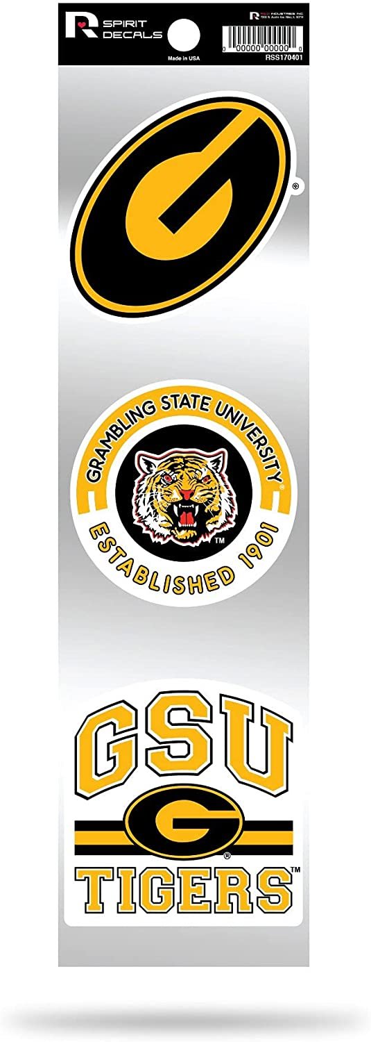 Grambling State Tigers 3-Piece Retro Spirit Decals