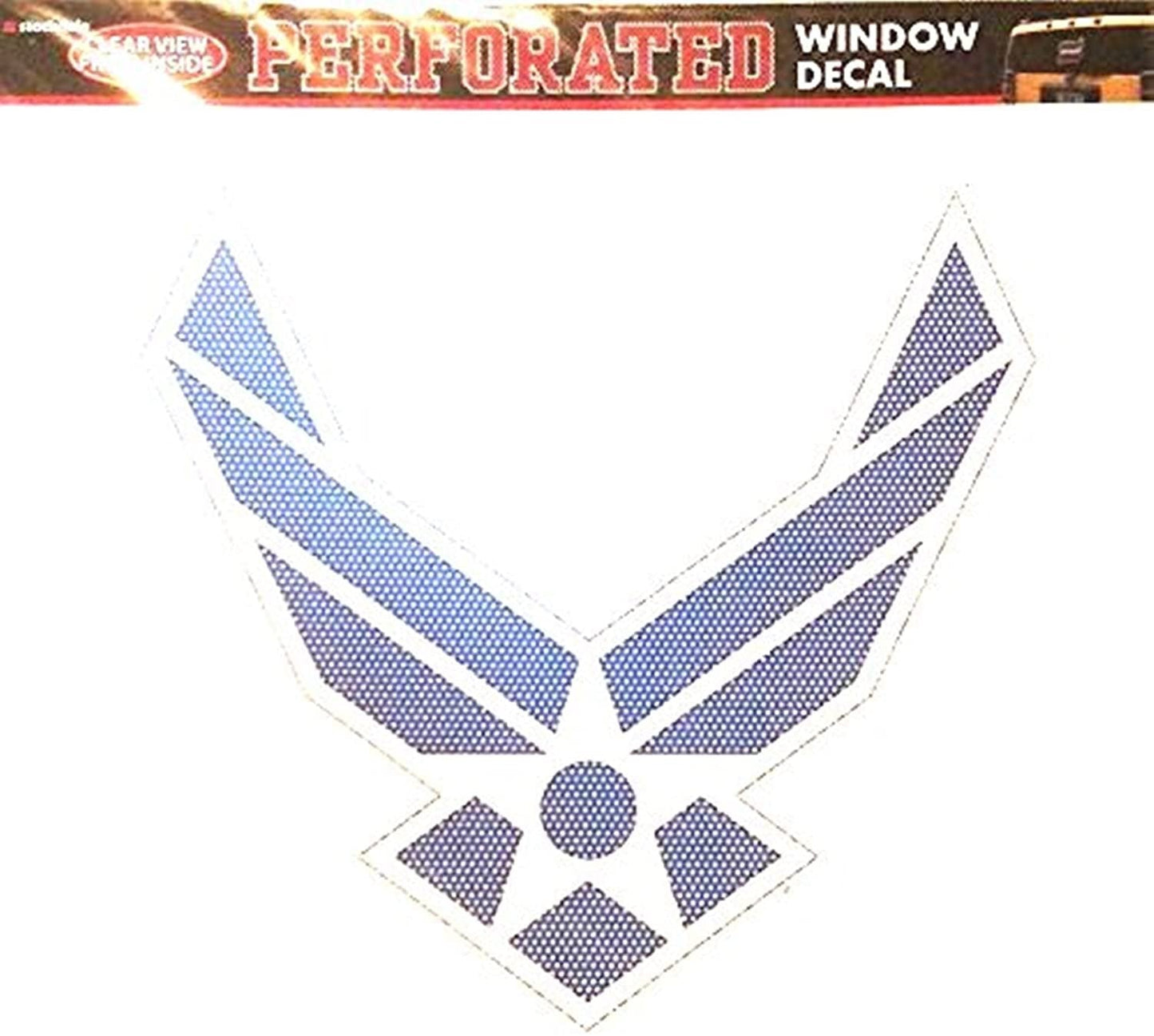 United States Air Force 8 Inch Decal Sticker Perforated Window Film One Way Vision Military