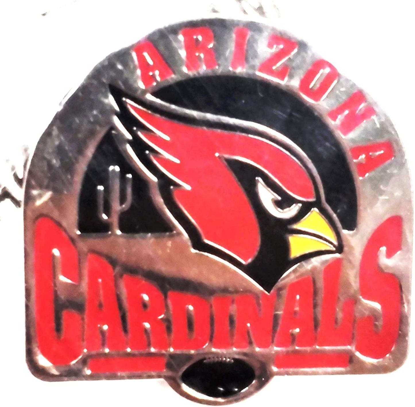 Arizona Cardinals Premium Metal Pin, Lapel Hat Tie, Push Pin Backing, Secondary Design