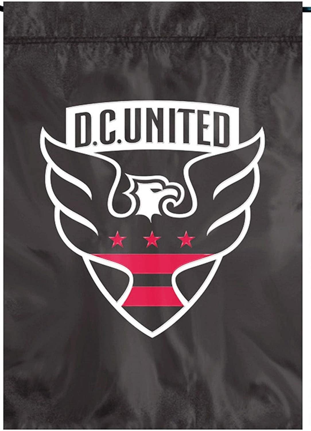 DC United MLS Premium Garden Flag Banner, Embroidered, 13x18 Inch