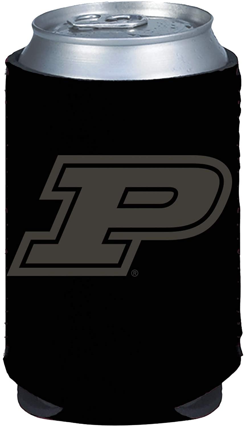 Purdue Boilermakers 2-Pack Tonal Black Design 12oz CAN Neoprene Beverage Insulator Holder Cooler University