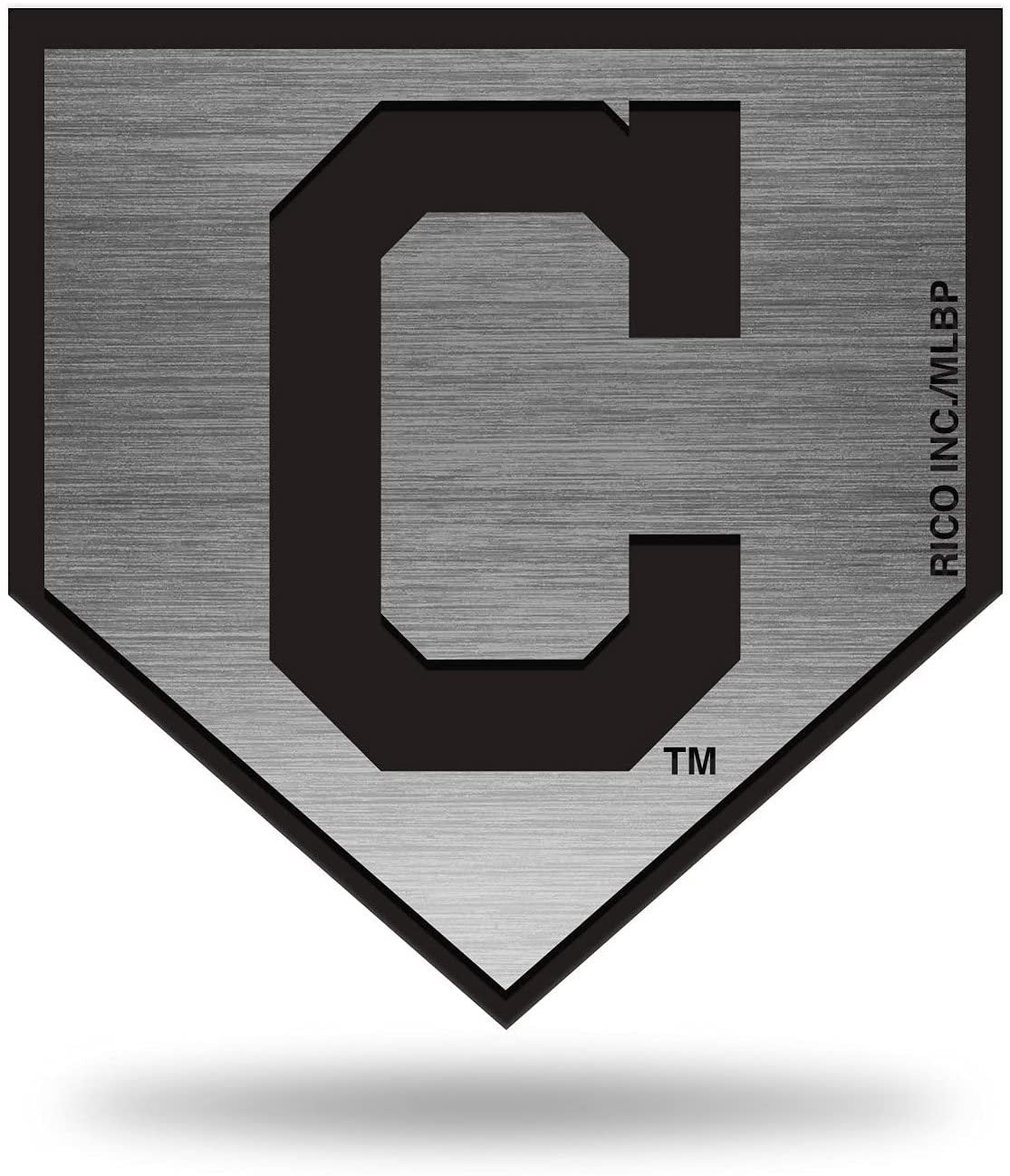 Cleveland Indians Guardians Auto Emblem Decal Premium Solid Metal Antique Nickel Design Raised Baseball