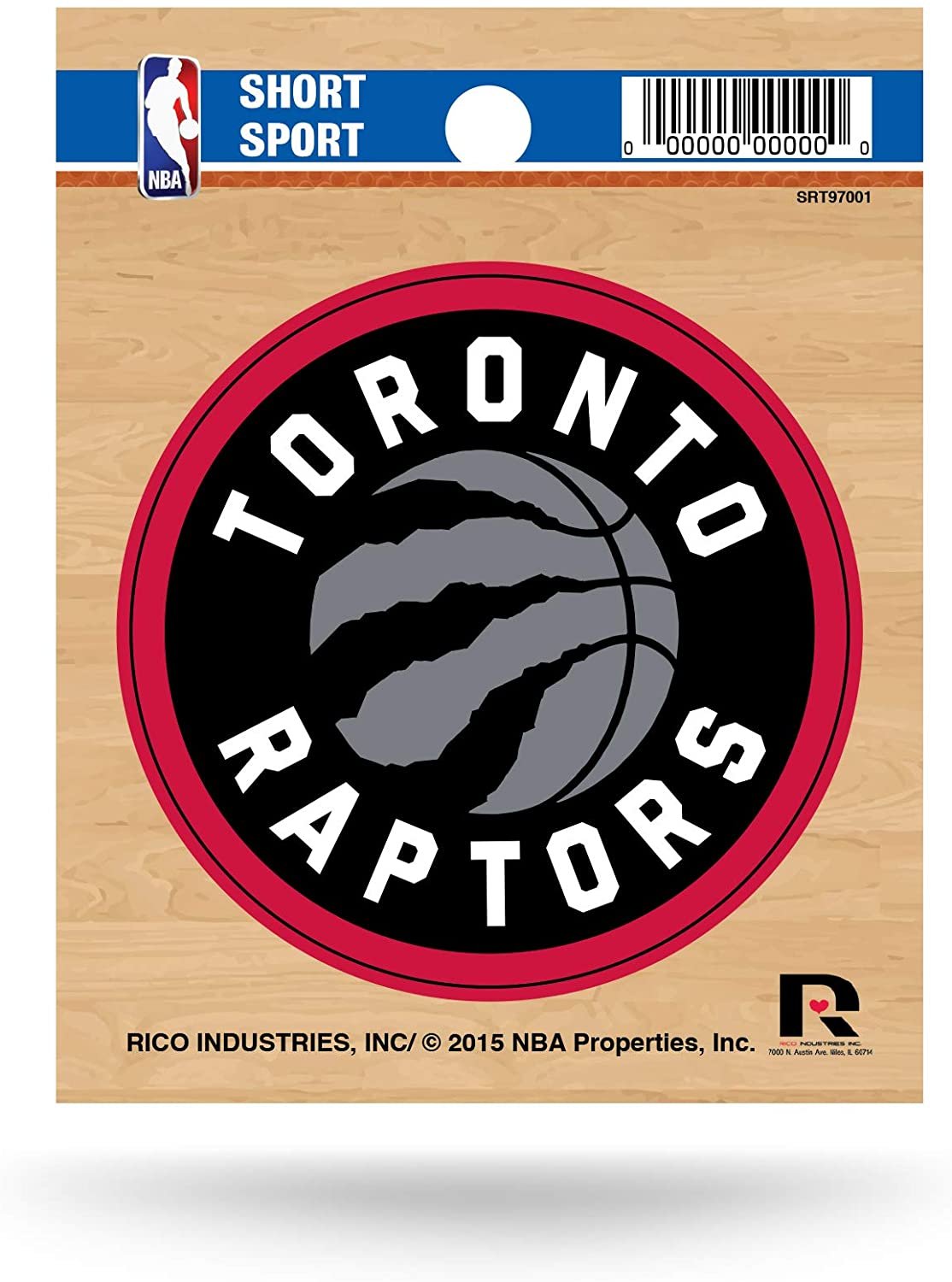 Toronto Raptors 3 Inch Decal Sticker, Flat Vinyl, Die Cut, Full Adhesive Backing