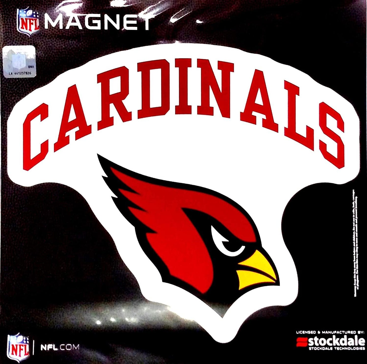 Arizona Cardinals ARCH Style Logo 12" Magnet Heavy Duty Auto Home NFL Football