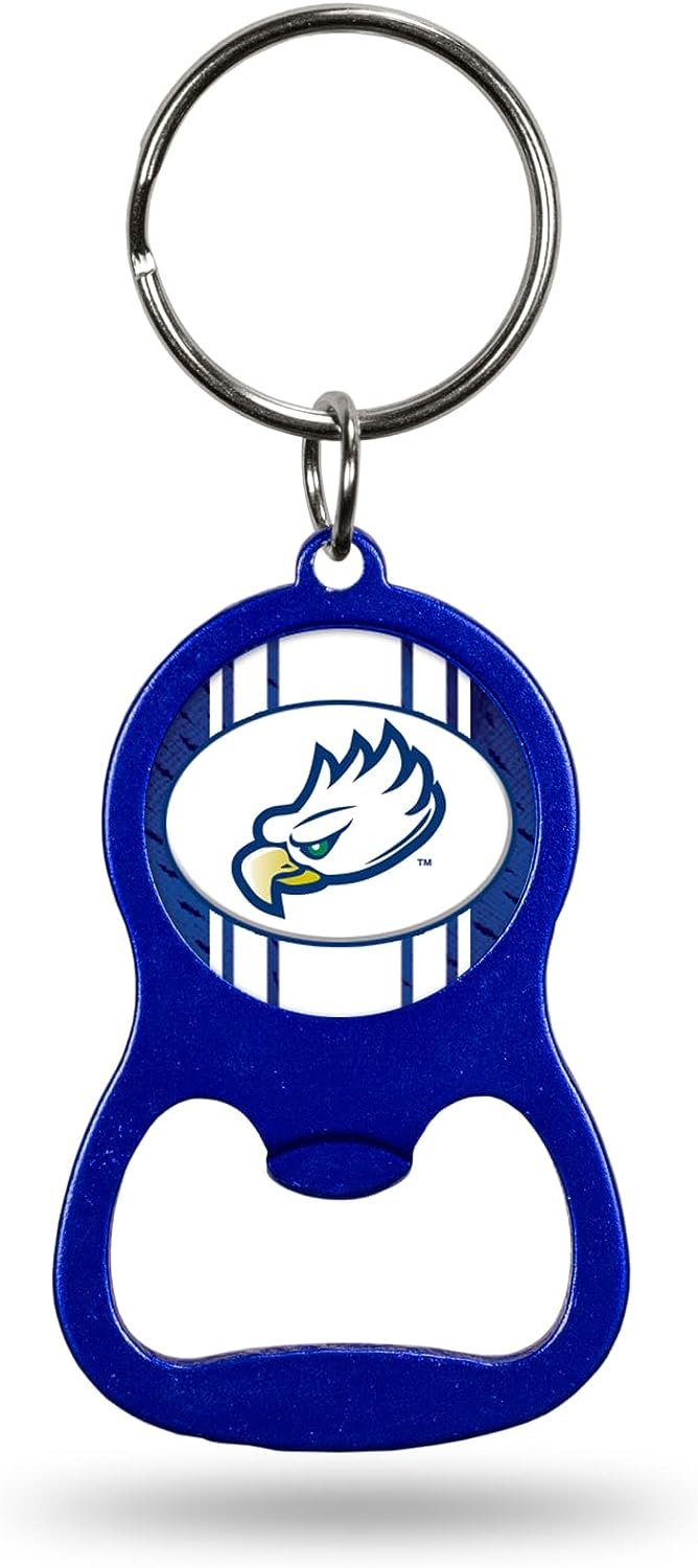 Florida Gulf Coast University Eagles Metal Bottle Opener Keychain, Team Color Design