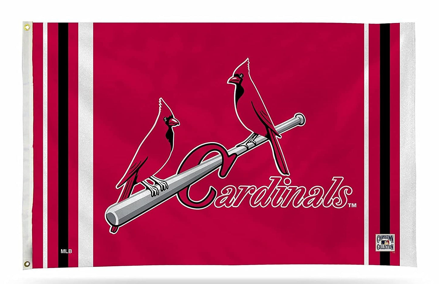 St Louis Cardinals Premium 3x5 Feet Flag Banner, Twin Bird Retro Logo, Metal Grommets, Outdoor Indoor, Single Sided