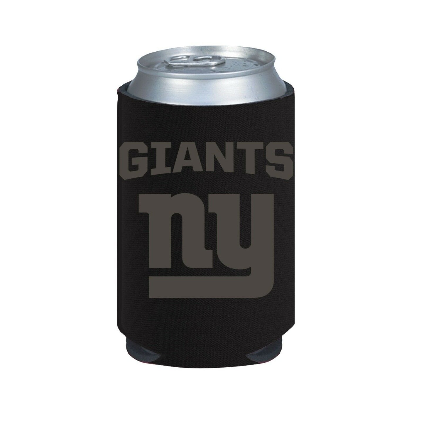 New York Giants 2-Pack BLACK TONAL CAN Koozie Neoprene Holder Cooler Football