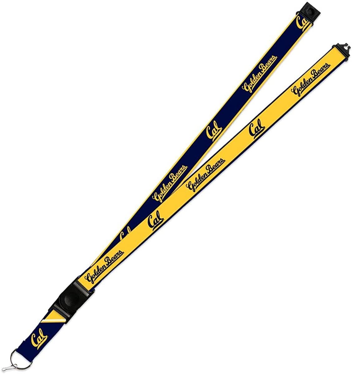 University of California Berkley Golden Bears Lanyard Keychain 2-sided Breakaway Clip