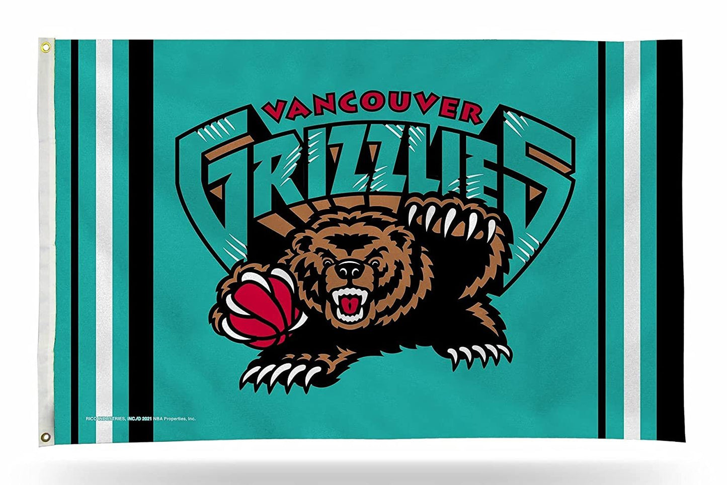 Memphis Grizzlies Flag Banner 3x5 Retro Vancouver Design Premium Metal Grommets Outdoor House Basketball