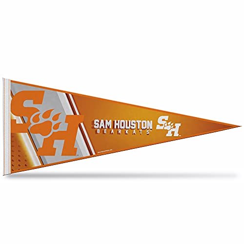 Sam Houston State University Bearkats 12x30 inch Pennant, Primary Logo, Soft Felt, Easy to Hang, Home Decor