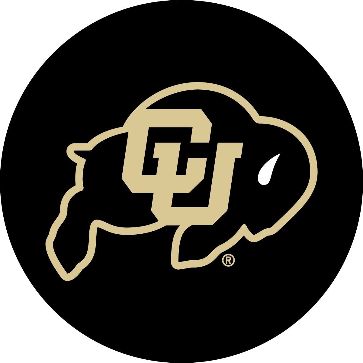 University of Colorado Buffaloes 4 Inch Round Vinyl Decal Sticker, Auto Home Window Glass