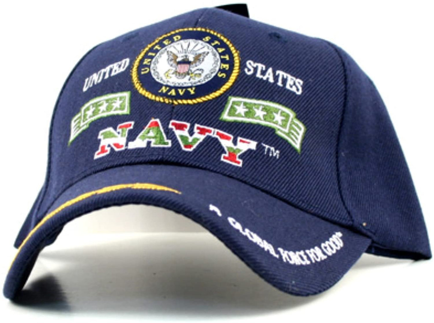 Navy Hat Logo Premium Embroidered Baseball Cap United States Military