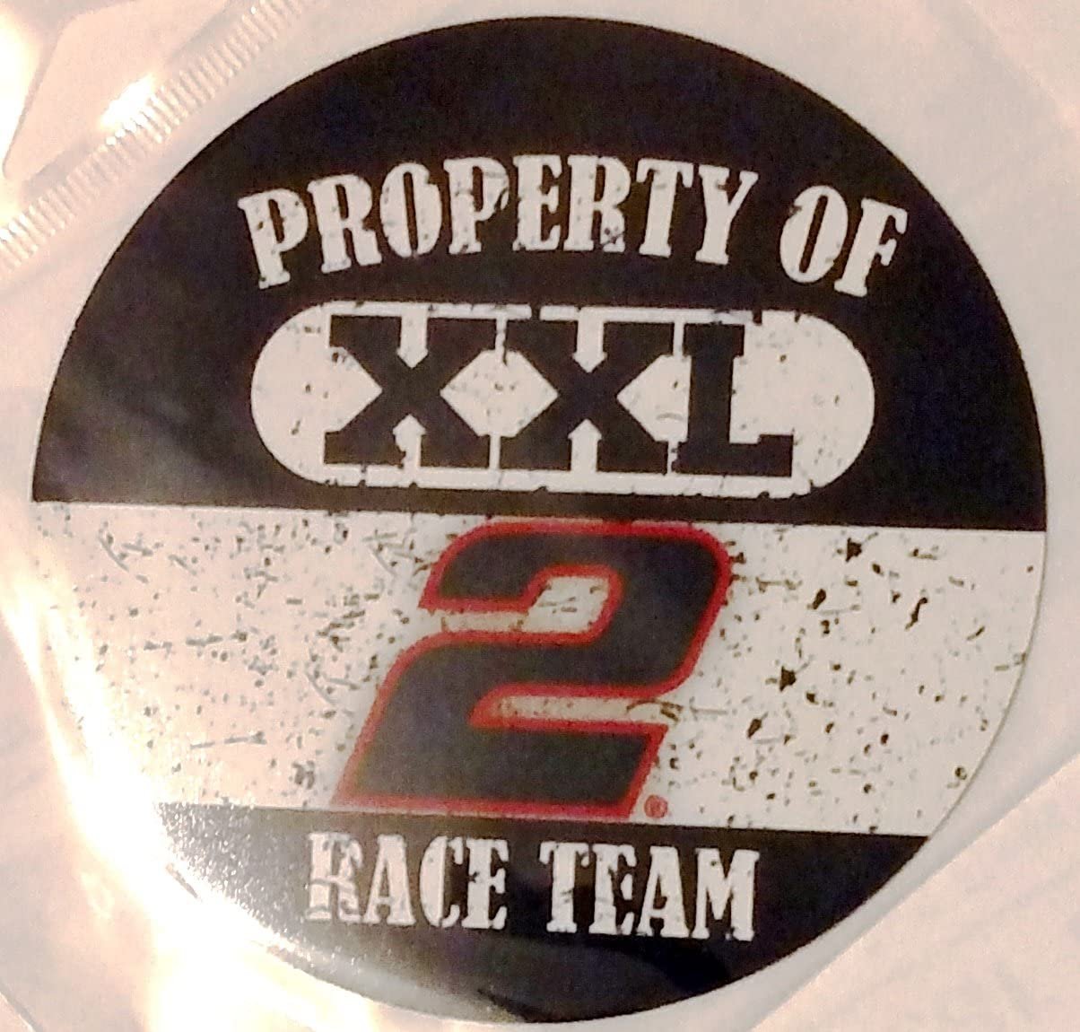 Brad Keselowski #2 Property of XXL MAGNET 4" Round Vinyl Auto Home Nascar