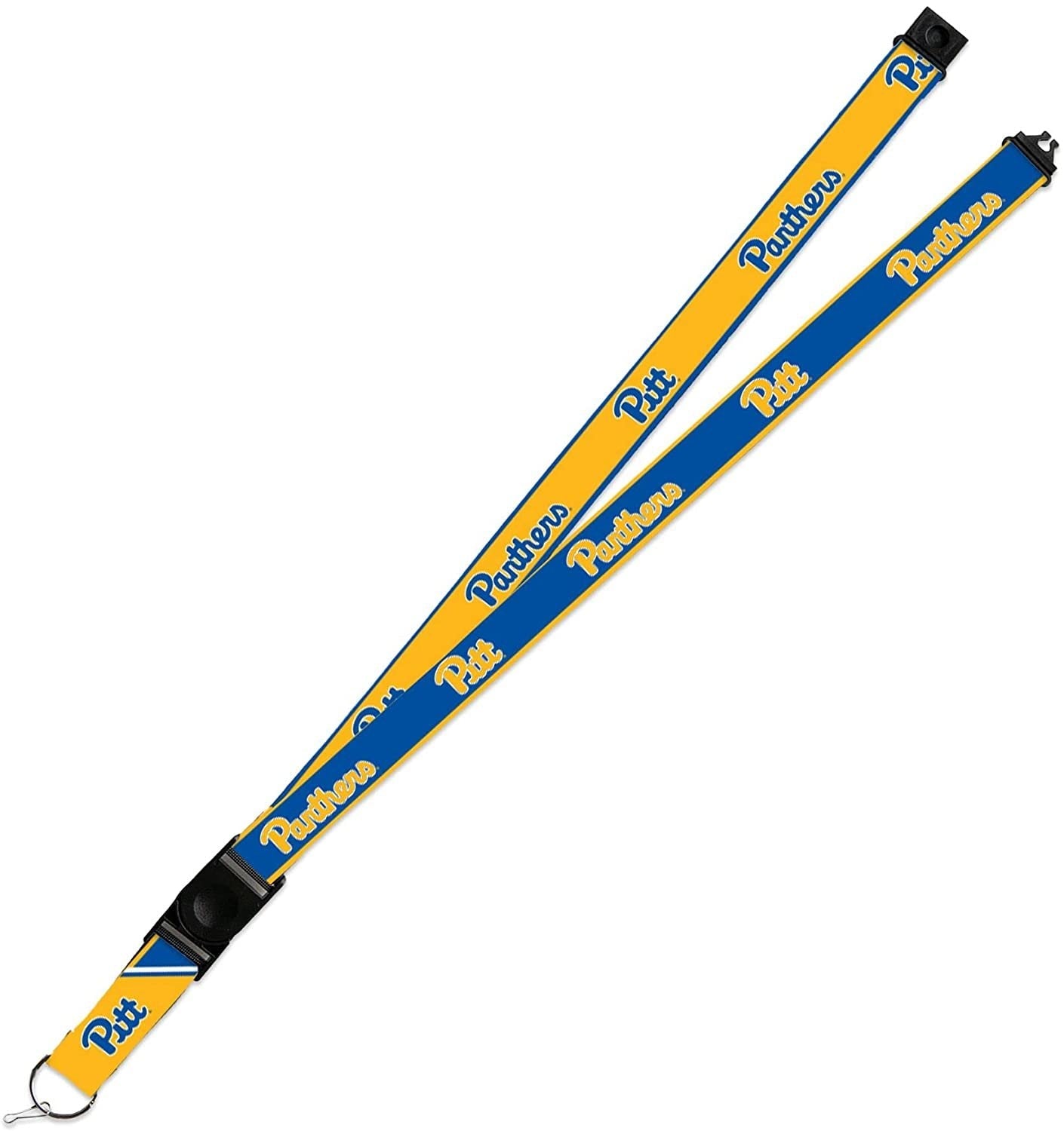 Pittsburgh Panthers PITT Lanyard Keychain 2-sided Breakaway Clip University of