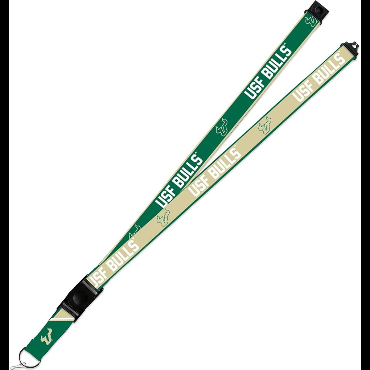 South Florida Bulls USF Lanyard Keychain 2-sided Breakaway Clip University of