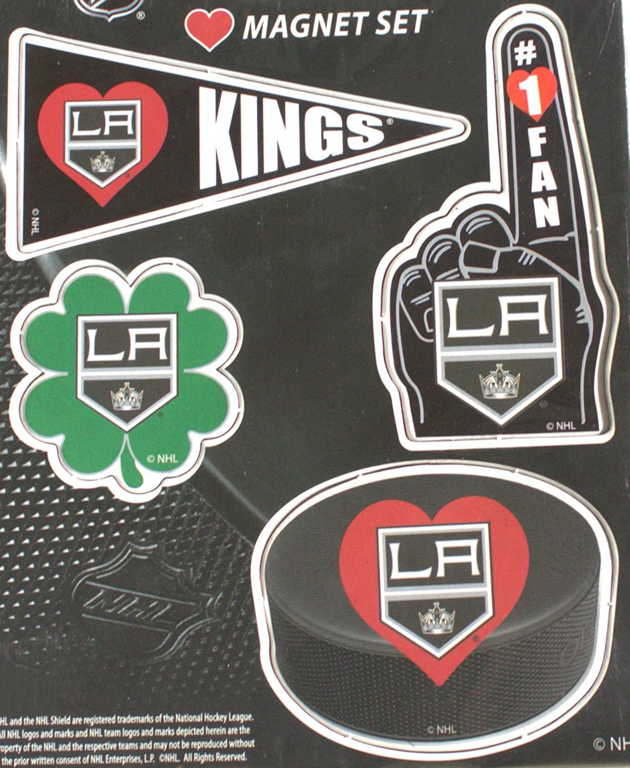 Los Angeles Kings 4 Piece Magnet Set