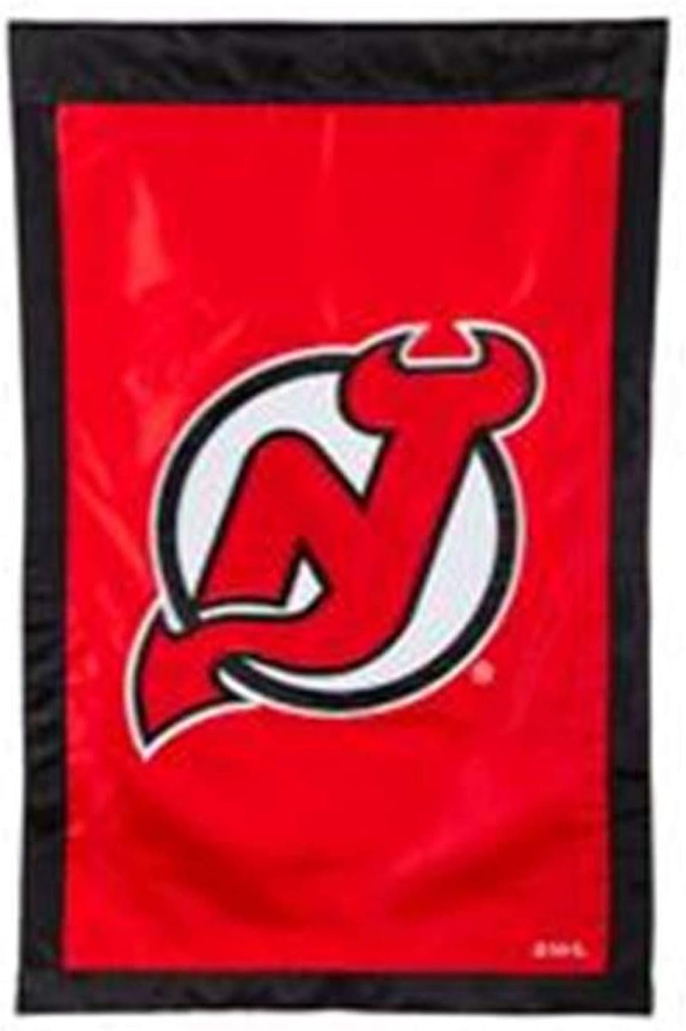 New Jersey Devils Premium Double Sided House Flag Banner, Applique Embroidered, 28x44 Inch, Display Pole Sold Separately