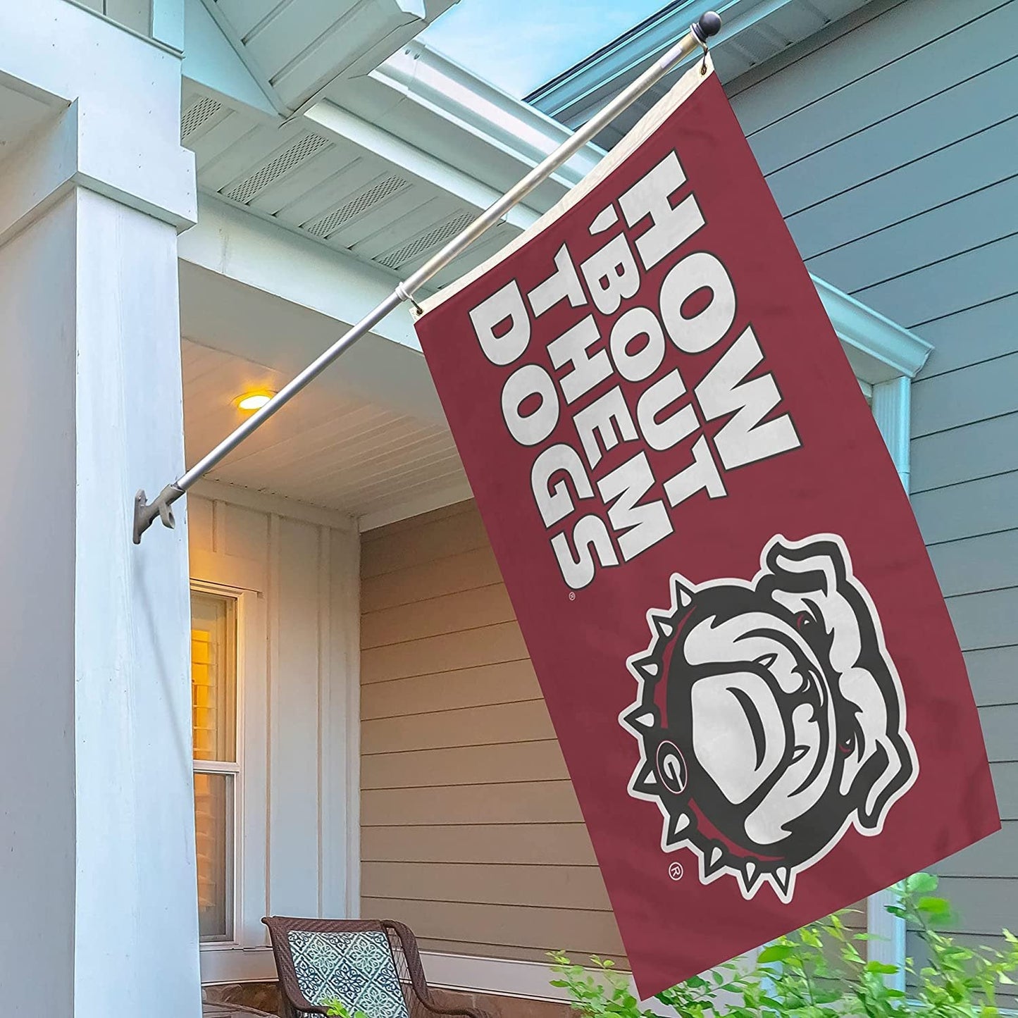 University of Georgia Bulldogs Flag Banner 3x5 Feet Metal Grommets Slogan Design