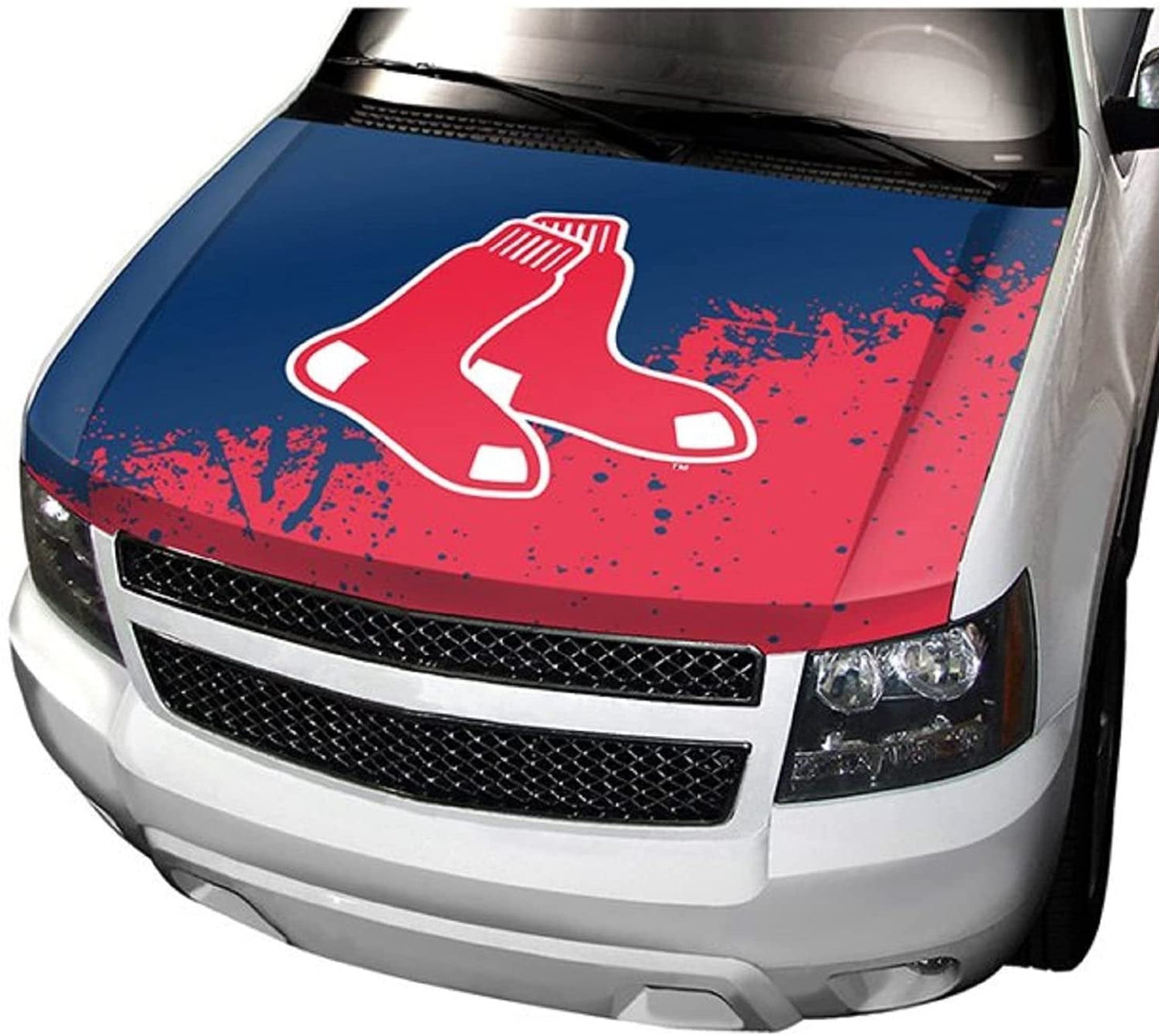 Boston Red Sox Premium Auto Hood Cover, One Size, One Color