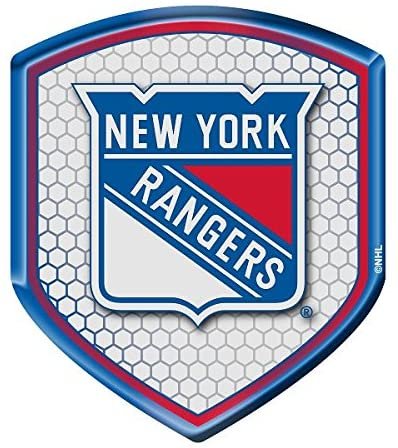 New York Rangers High Intensity Reflector Shield Shape 2.5x3.5 Inch