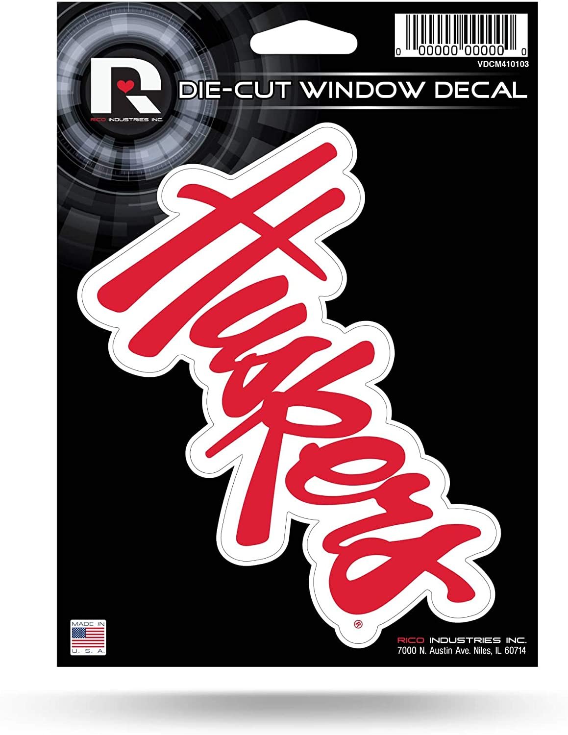 University of Nebraska Cornhuskers 5 Inch Die Cut Decal Sticker, Flat Vinyl, Full Adhesive Backing