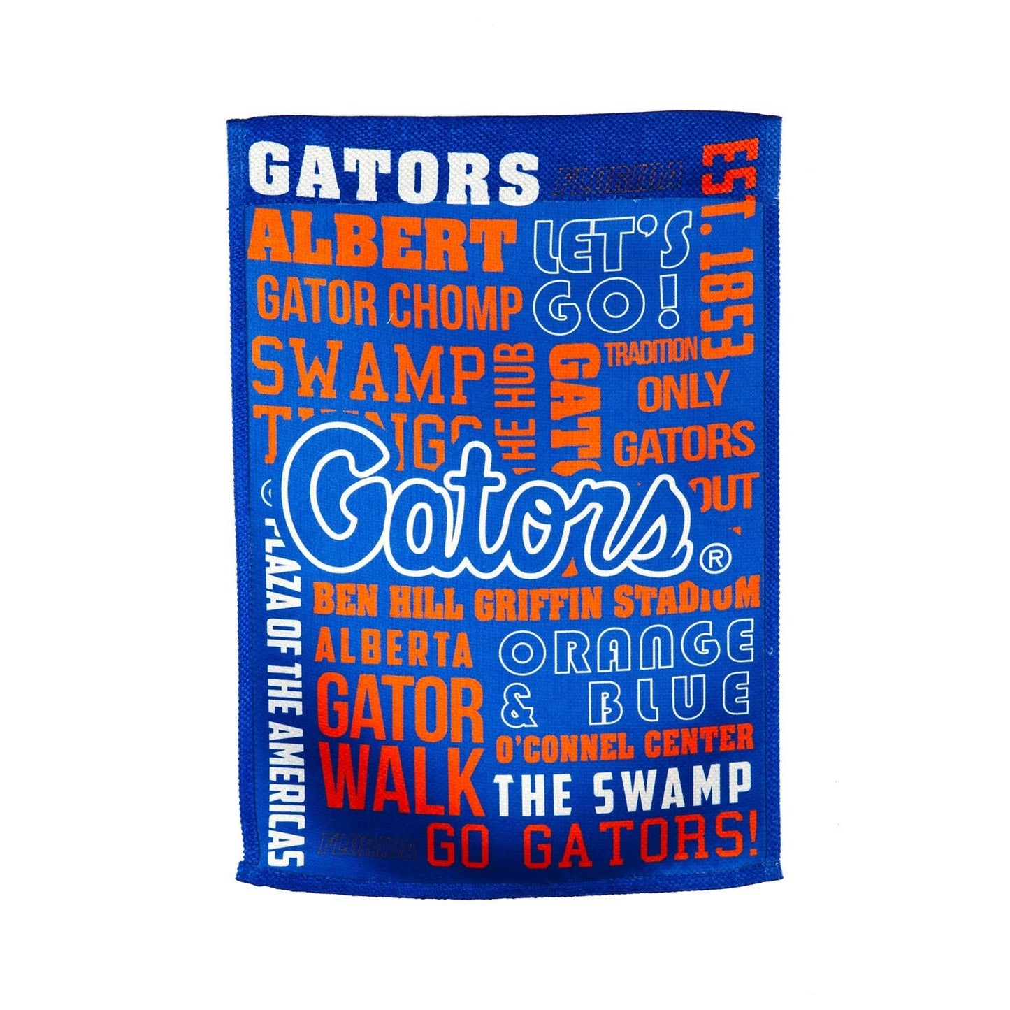 University of Florida Gators Premium Double Sided Garden Flag Banner, Fan Rules Design, 13x18 Inch, Display Stand Sold Seperately, Officially Licensed