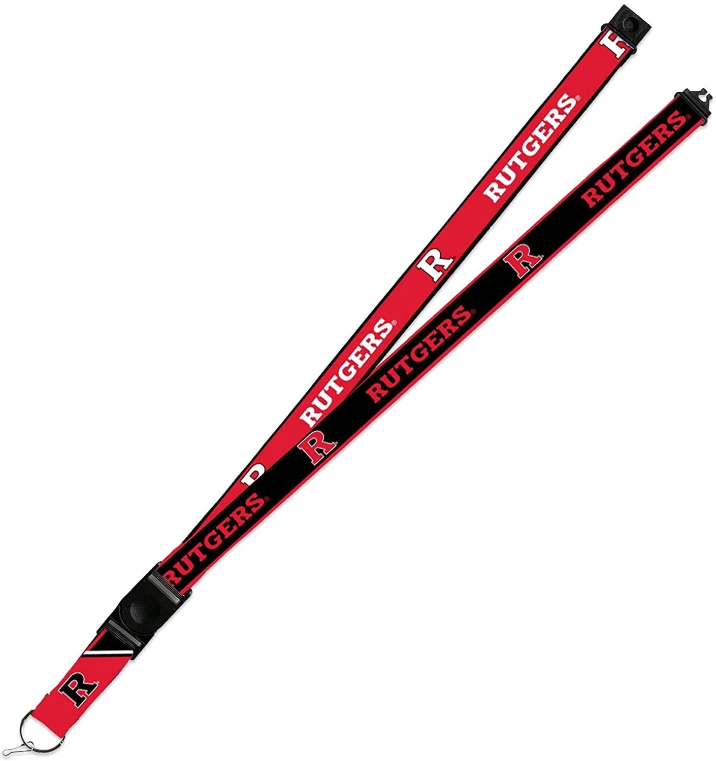 Rutgers Scarlet Knights Lanyard Keychain 2-sided Breakaway Clip University of