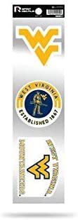 West Virginia Mountaineers 3 Piece Retro Spirit Decals Premium Throwback Stickers