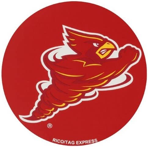 Iowa State University Cyclones 4 Inch Round Sticker Decal Flat Vinyl Full Adhesive Backing