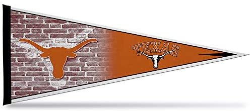 University of Texas Longhorns Soft Felt Pennant, Primary Design, 12x30 Inch, Easy To Hang
