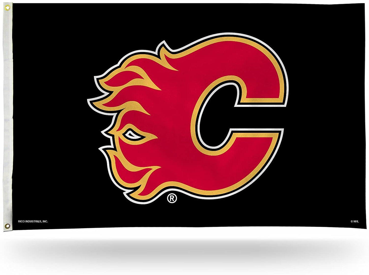 Calgary Flames Premium Flag Banner, 3x5 Feet, Single Sided with Grommets, Officially Licensed