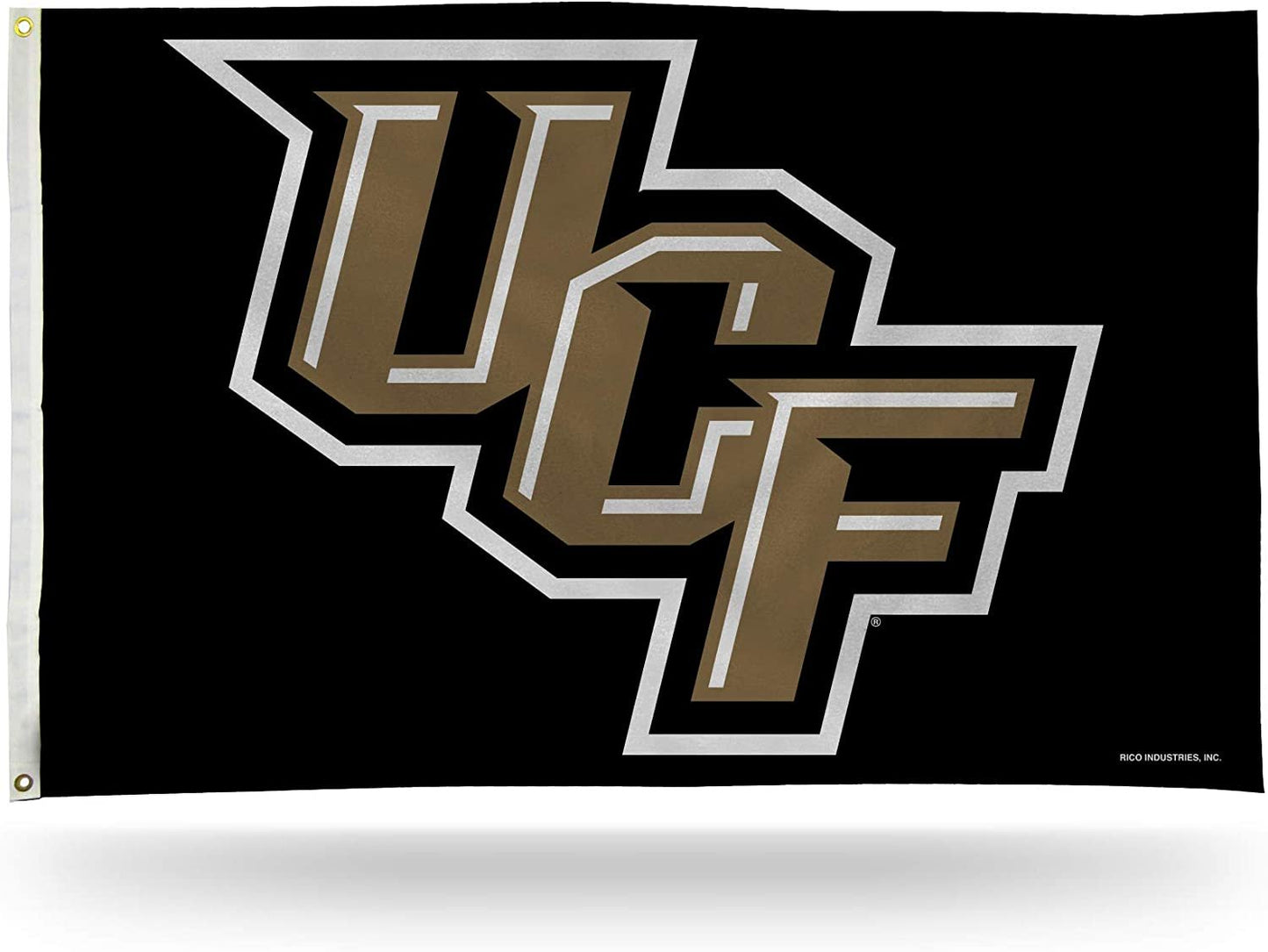 University of Central Florida UCF Knights Premium 3x5 Feet Flag Banner, Logo Design, Metal Grommets, Outdoor Use, Single Sided
