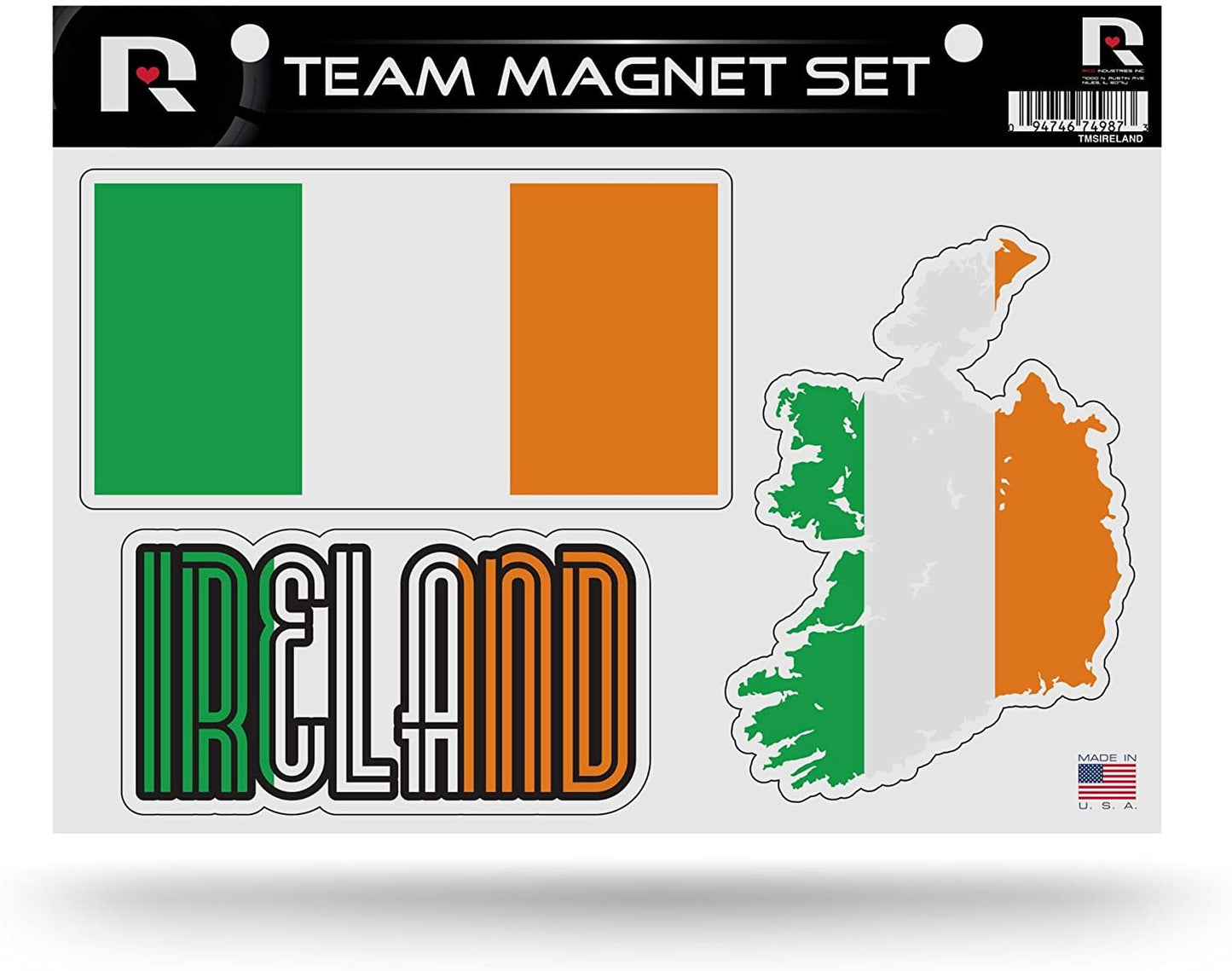 Ireland National Soccer Team World Cup Die Cut Team Magnet Set, 8x11 Inch