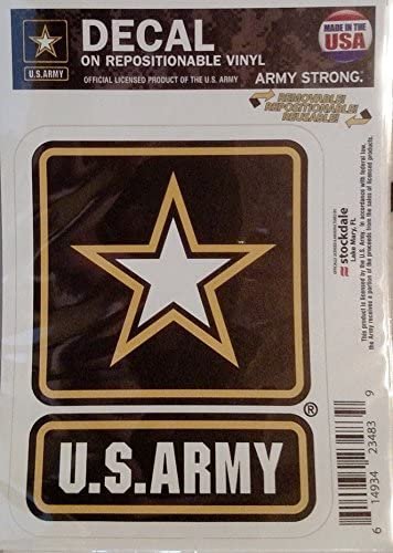 Army 5"x7" REUSABLE Auto Home Vinyl Decal Sticker United States Military