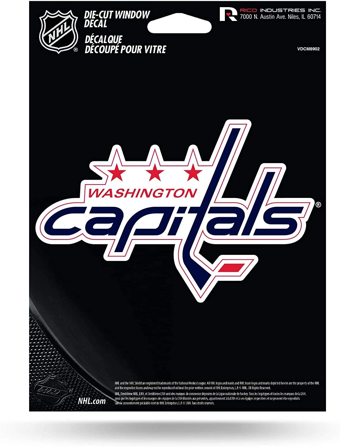 Washington Capitals 5 Inch Die Cut Vinyl Decal Sticker