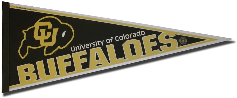 University of Colorado Buffaloes 12x30 Inch Super Soft Felt Pennant, Easy to Hang