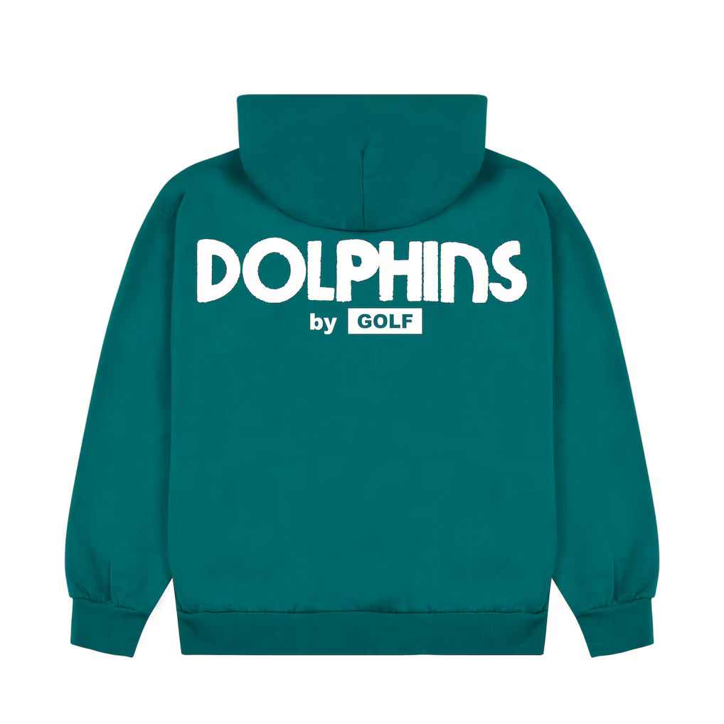 Miami Dolphins GOLF WANG Cutout Pullover Hoodie