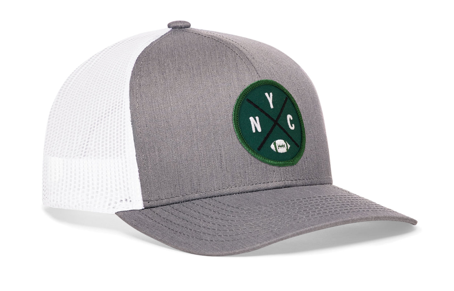 New York Football Trucker Hat | Green NYC X Snapback