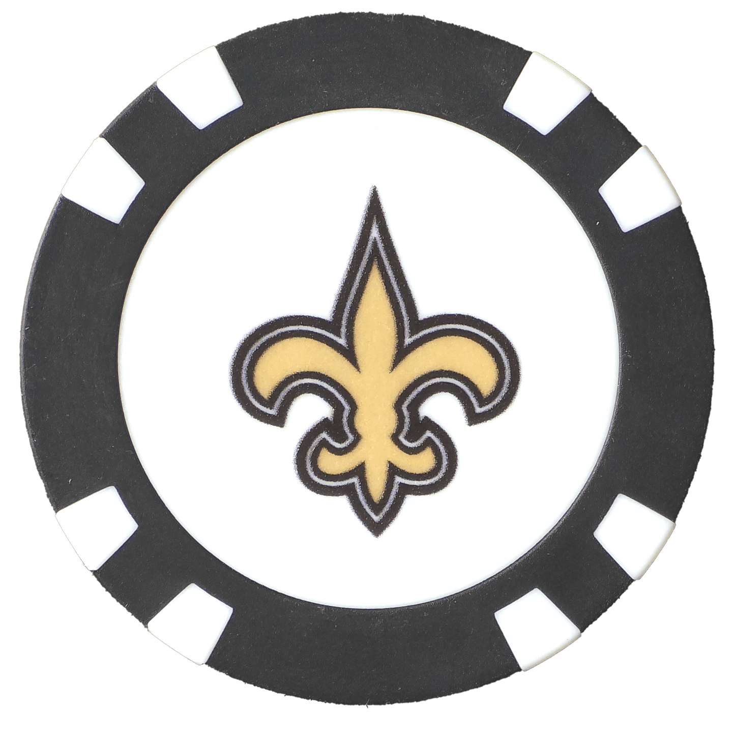 Officially Licensed New Orleans Saints Poker Chip Ball Marker